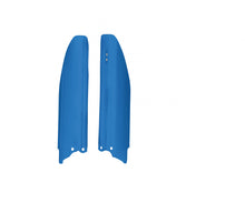 Load image into Gallery viewer, Blue Acerbis fork covers with black accents, designed for motorcycle suspension protection, featuring the Acerbis logo.