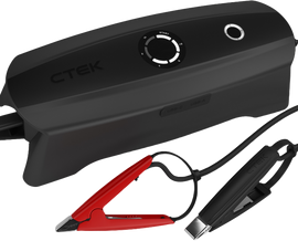 CTEK Power Inc Battery Charger CS Free 65-40462, compact battery charging device with digital display and cable connections.