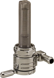 Golan Inc 22mm backward chrome petcock for fuel system with 5/16 hose connection, designed for intake and carb applications