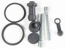 Shindy front caliper kit 17-08701 with brake components, showing the assembled caliper and mounting hardware.