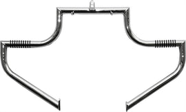 Lindby Linbar engine guards in chrome, body protection bars for a vehicle, featuring sleek, shiny chrome finish and sturdy construction.