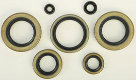 Vertex Oil Seal Set 182-2102 showing multiple black rubber gaskets and seals arranged on a white background.