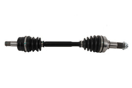 All Balls heavy-duty front drive axle with 6 balls, designed for durable vehicle performance, shown with metal components and fittings.