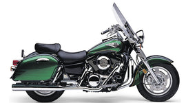 Cobra True Duals billet tips exhaust system for Kawasaki Vn1500/1600 Nomad 98-08, chrome finish with dual exhaust tips