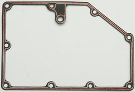 James Gasket transmission oil pan gasket foamet, black rubber seal, shown in a close-up image on a white background.