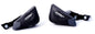 PUIG black frame sliders for Kawasaki motorcycle, body protection with durable construction and sleek finish.