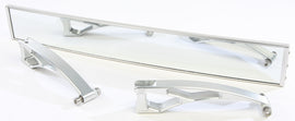 AXIA ALLOY 17-inch panoramic mirror with 2-inch arm, showcasing its reflective surface and sturdy mounting bracket.