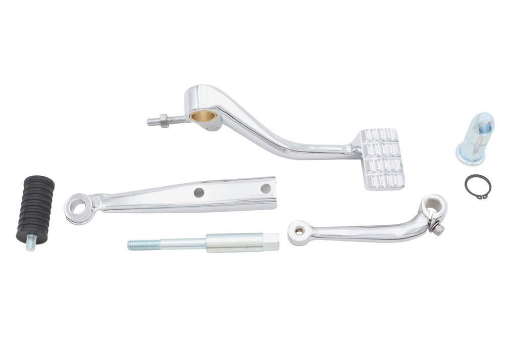 XL Stock Mid Control Kit with Polished Brake Pedal