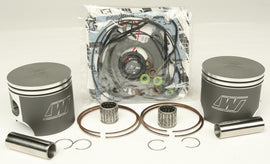 Wiseco Standard Bore Piston Kit SK1385 with piston, rings, and components for motorcycle or ATV engine rebuild.