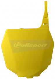 Yellow Polisport Plastics front plate body panel with product code 64-6644, designed for motorcycle or dirt bike.