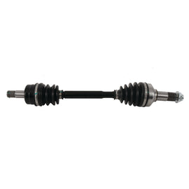 All Balls drive axle 536-0100 showing a close-up of the durable metal shaft with protective boot for vehicle suspension.