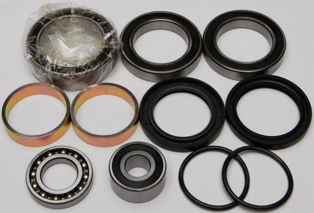 All Balls drive chain case bearing and seal kit 141-9012, featuring various seals and bearings for motorcycle protection