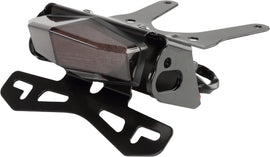 DRC Edge taillight holder kit with grey lens for Honda CRF250 motorcycle, durable mounting component for rear lighting.
