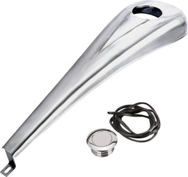 Bagger Nation Dresser Dash Kit for 6 Gallon Tank, raw finish, for Harley Davidson FLH/T models from 2008 to 2021, body image.