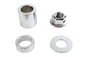 Rear Axle Spacer Kit Smooth Style Chrome