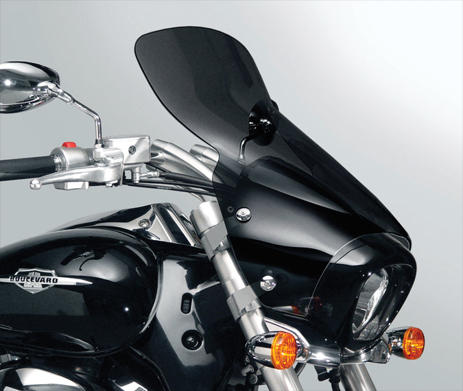 National Cycle Vstream touring windscreen in dark smoke color, designed as a replacement windshield for motorcycles.