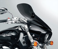 Load image into Gallery viewer, National Cycle Vstream touring windscreen in dark smoke color, designed as a replacement windshield for motorcycles.