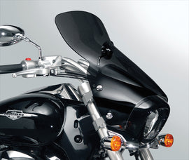 National Cycle Vstream touring windscreen in dark smoke color, designed as a replacement windshield for motorcycles.