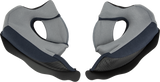 Fly Racing Odyssey Cheek Pads Sm Grey/Black 73-89141S