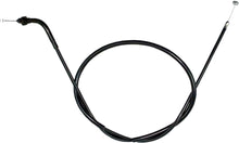 Load image into Gallery viewer, Motion Pro black vinyl choke cable 70-2257 for motorcycle control lines, showing the flexible cable with fittings.
