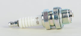 NGK Spark Plug #2910/10 2-AB6 showing the metal and ceramic components of the ignition spark plug for automotive engines.