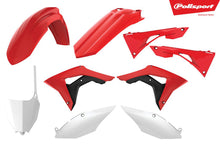 Load image into Gallery viewer, Polisport Plastics OE color plastic body kit for motorcycles, featuring durable, molded body panels with smooth finish.