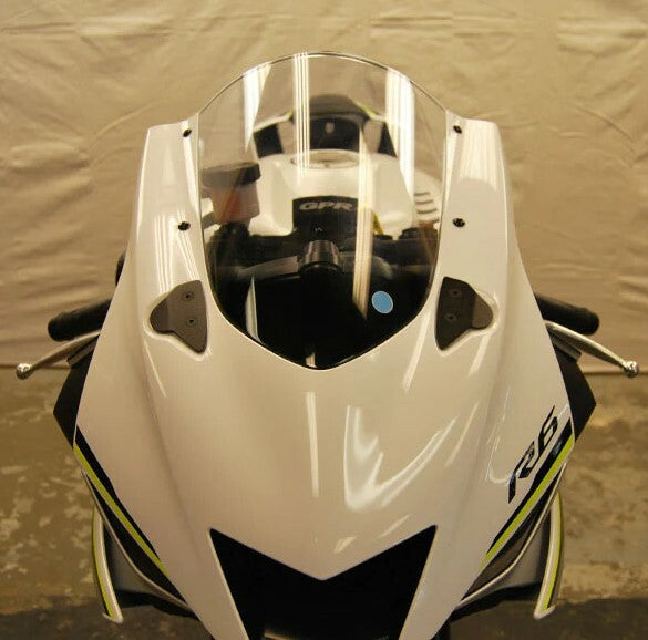 New Rage Cycles Yamaha mirror block-off plates, body covers with durable black finish, designed for Yamaha motorcycle models.