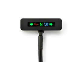 HardDrive Micro LED indicator in black for electrical applications, showing a close-up of the small LED component.