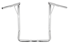 Load image into Gallery viewer, Burly Brand Louie-Bagger 19-inch chrome handlebars with 1.25-inch T-Bars, designed for custom motorcycle builds.