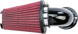 HardDrive Coriolis High Performance Air Cleaner filter in black, designed for optimal air filtration in vehicles.
