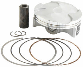 Vertex forged piston kit for Kawasaki GP RC, 77.96mm, standard 15.5:1 compression, includes piston components.