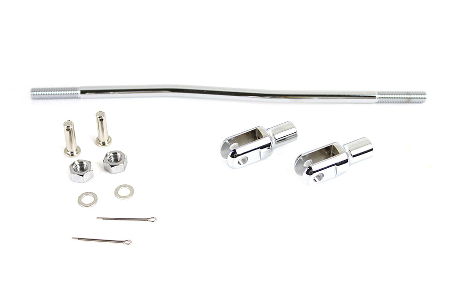 Front Mechanical Brake Rod Kit Chrome
