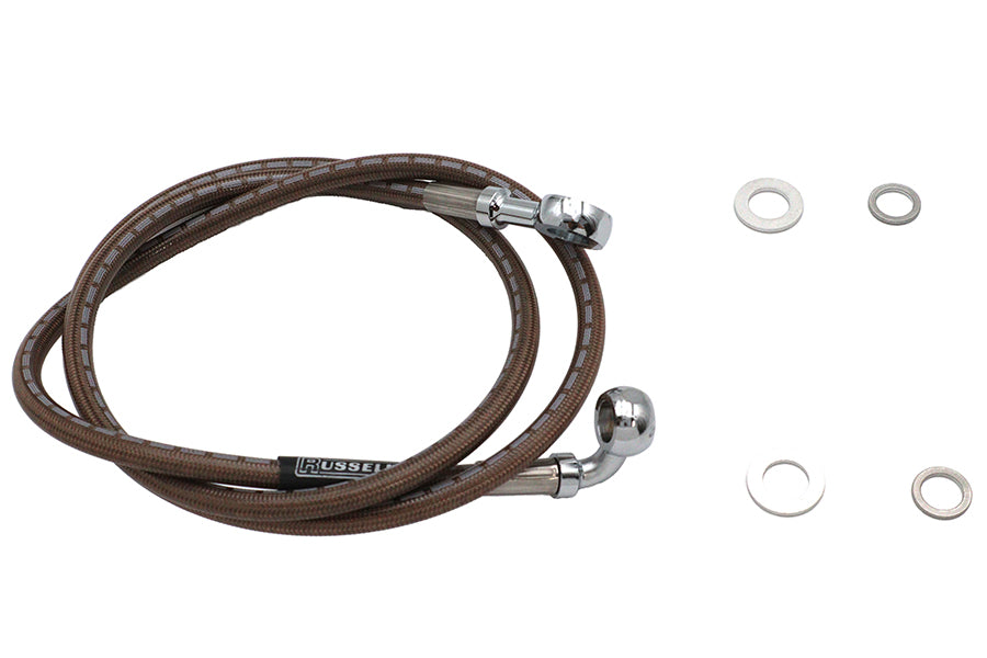 Stainless Steel Front Brake Hose 45-7/8 inch