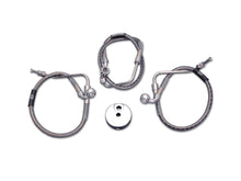 Charger l'image dans la galerie, Stainless Steel Front Brake Hoses 25-1/4 inch and 16-1/8 inc