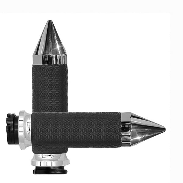 Cable Throttle Memory Foam Grip Chrome
