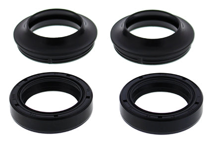 All Balls suspension fork and dust seal wiper kit 22-56170 with black rubber seals and metal components for motorcycle forks