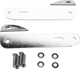 Chrome HardDrive tie-down bracket for Harley FLHT 2014-2022, body part, secure motorcycle accessories.