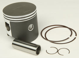 Wiseco SRX700 piston kit M06900 with standard size components for motorcycle engine repair, showing piston and parts.