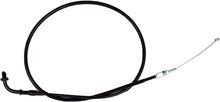 Load image into Gallery viewer, Motion Pro black vinyl throttle pull cable for motorcycle or ATV control lines, showing the cable with black vinyl exterior.