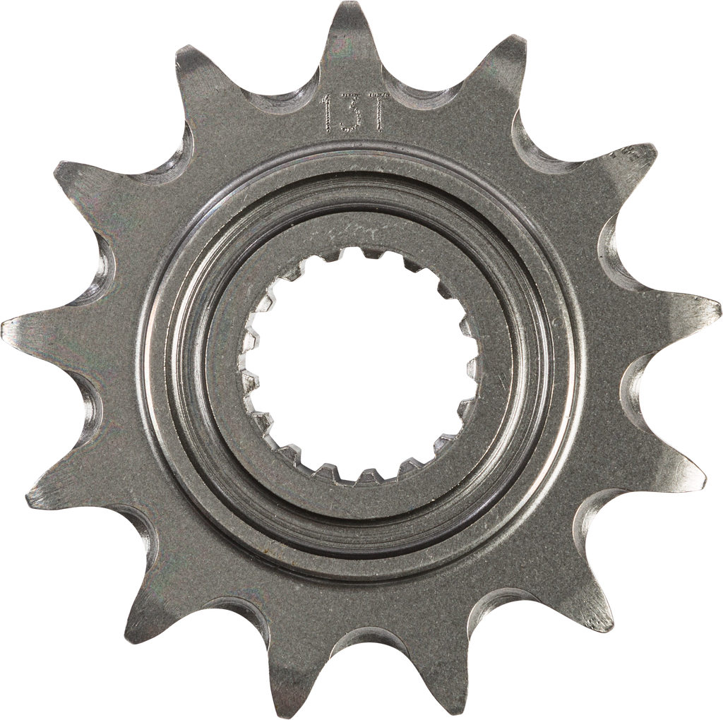 Steel Fire Power front CS sprocket, 13-tooth, for Honda CRF250, designed for 520 chain compatibility.