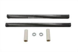 V-TWIN 39mm front fork springs for motorcycle suspension, shown installed in the front fork assembly.