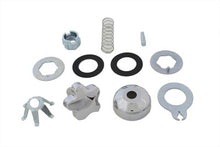 Load image into Gallery viewer, V-TWIN chrome front fork damper kit for motorcycle, includes suspension dampers and mounting hardware, designed for V-TWIN motorcycles.