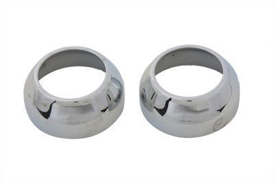 39mm Fork Boot Cover Set Chrome