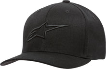 Load image into Gallery viewer, Alpine Star Ageless Curve Hat in black, size small/medium, featuring a curved brim and sporty design.
