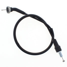 All Balls throttle cable 24-51168 for hydraulic control lines, showing the black cable with metal fittings and protective casing.