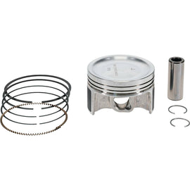 Vertex cast replica piston kit with standard 73.95mm size, 9.1:1 compression ratio, shown in the image.