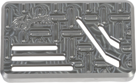 H/D Billet Brake Pedal Pad Raw Flt