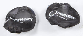 Outerwears side intake pre-filter in black, designed for air filter systems, shows a close-up of the durable pre-filter material.