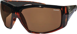 Bomber Ahi Bomb eyewear with tortoise frame and brown polarized lenses, stylish sunglasses with modern design