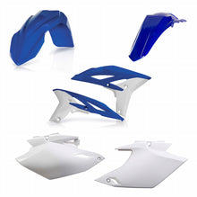Load image into Gallery viewer, Acerbis blue plastic kit with various motorcycle parts, including panels and covers, arranged on a white background.